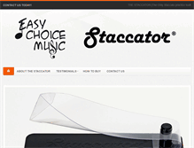 Tablet Screenshot of easychoicemusic.com